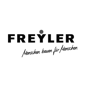 Logo von Freyler. Menschen bauen für Menschen.