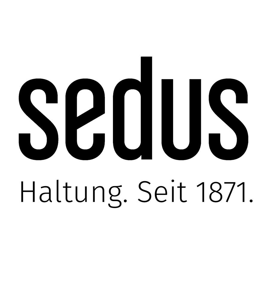 Logo Sedus – Haltung. Seit 1871.